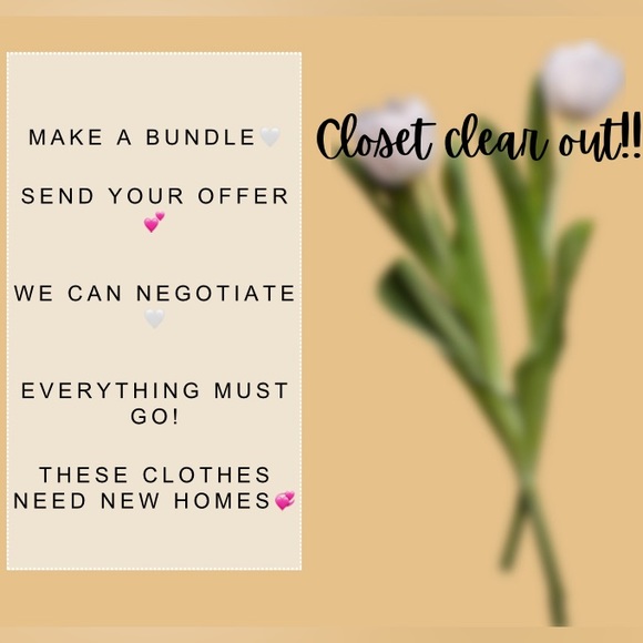 🌷🫧💕CLOSET CLEAR OUT💕🫧🌷 - Picture 1 of 1